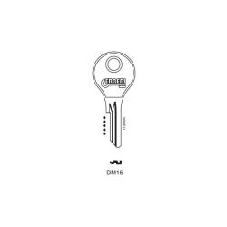 Klucz surowy DM15 - DM8 - EU6 DOM SZAFKOWY EURO LOCK