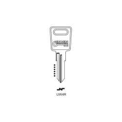 Klucz surowy UW4R - HW4 SKRZYNKI - CYBER LOCK C1