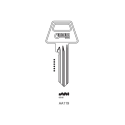 Klucz surowy AA119 - ASS143 - ASSA