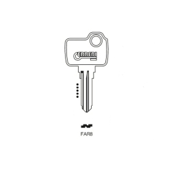Klucz surowy FAR8 - FAR2R - FIAT - MOTOR