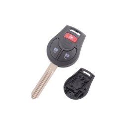 Nissan 19 - obudowa, klucz pod transponder NSN14 ,2 PRZYCISKI+PANIC