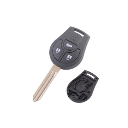 Nissan 18 - obudowa, klucz pod transponder NSN14 , 3 PRZYCISKI