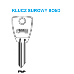 Klucz surowy SO5D - SN2 DŁUGI