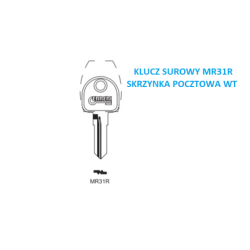 Klucz surowy MR31R - MER35R -  WT PCV - SKRZYNKA POCZTOWA, MEBLOWY