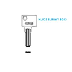 Klucz surowy BG44 KŁODKA