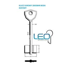Klucz surowy sejfowy 2BOD84R / BOD-3G