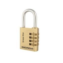 Kłódka Gerda Brass Line  S40 na szyfr BLISTER