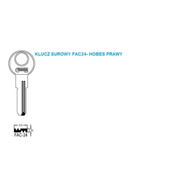 Klucz surowy FAC24 - HOOPLY PRAWY