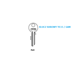 Klucz surowy YE15 - GAM B