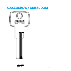 Klucz surowy DM37L (DM24,DOM-31) DOM