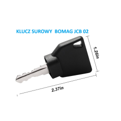 Klucz surowy BOMAG - JCB1 - MASZYNY BUDOWLANE KOPARKA