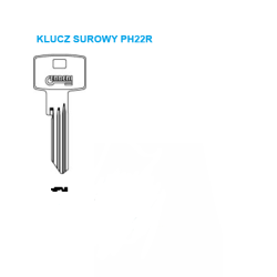 Klucz surowy PH22R - PHF18R - PFAFFENHAIN