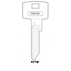Klucz surowy PHF6X PFAFFENHAIN