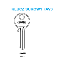 Klucz surowy FAV3