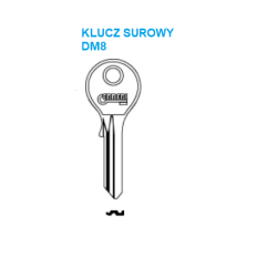 Klucz surowy DM8 - DM155 - DOM