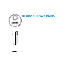Klucz surowy BMG5 - BMB2 SKRZYNKI POCZTOWE