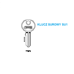 Klucz surowy SU1 KŁÓDKA