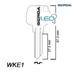 Klucz surowy Gerda WKE1 - GDA6