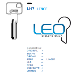 Klucz surowy LI17 / LIN-26D  LINCE