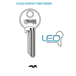 Klucz surowy F26R - FB19R - FAB30