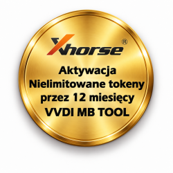 Xhorse - nielimitowane tokeny przez 12 miesięcy VVDI MB TOOL Xhorse - nielimitowane tokeny przez 12 miesięcy VVDI MB TOOL