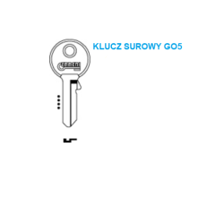 Klucz surowy GL5 - GO5 KŁÓDKA