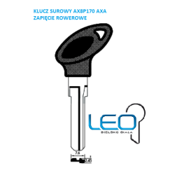 Klucz surowy AX8P170 - AX9CP AXA ZAPIĘCIE ROWEROWE