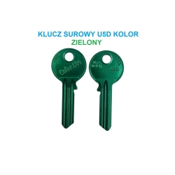 Klucz surowy U5D - ZIELONY - ALUMINIUM