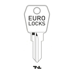 Klucz surowy EURO-LOCKS ORYGINŁ - EL3R - EU5R SZAFKA SZKOLNA, SZAFKA BHP