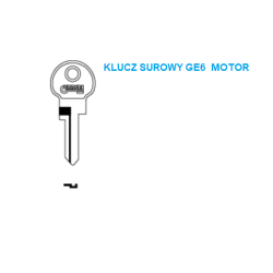 Klucz surowy GE6 / GW1 GEWU MOTOR