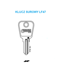 Klucz surowy LF47 / LF20 DO SKRZYNEK POCZTOWYCH