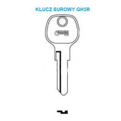 Klucz surowy GH5R - GHE1 - SKRZYNKA ENERGETYCZNA  - NICE - NAPĘD DO BRAM