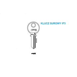 Klucz surowy IF5 / IF2 IFAM KŁÓDKA
