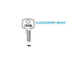 Klucz surowy BG54R - BUR72 SKRZYNKA NARZĘDZIOWA, POCZTOWA, MEBLOWY